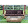 Popular Classic Style Water Hyacinth Living Sofa set for Indoor Home Furniture